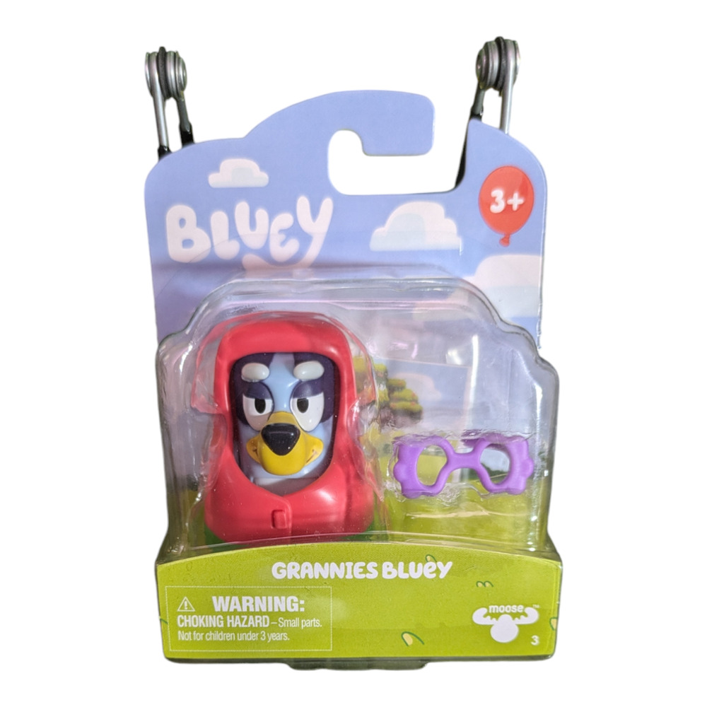 Bluey Figure - Grannies Bluey - New in Package - Granny Figure with Glasses